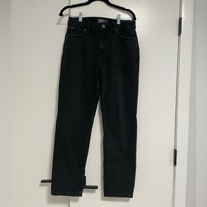 Women’s Denim&Co Primark Dark Black Straight Leg Jeans size 6